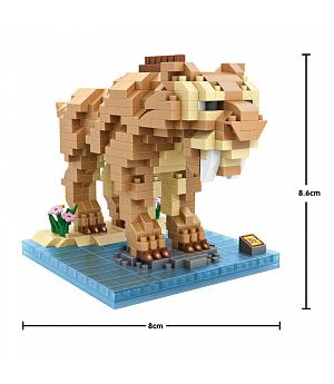 Tigre Diego Ice Age - Construcción de Mini Bloques - LOZ9730