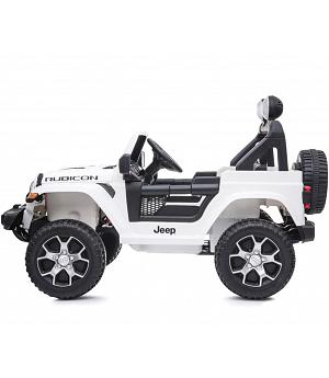 JEEP RUBICON 12V, 4 MOTORES, RC, BLANCO, DE 1A 6 AÑOS,  INDA249-LEG6950241