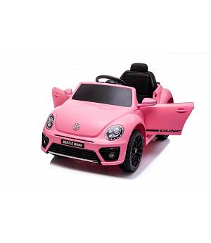 Coche infantil 12v VW Escarabajo LITTLE Dune Rosa-PINK, 2x12V, de 1 a 3 años, mando RC -  INDA221-LEG6950728