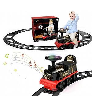 VENTA TREN 6V CON VÍAS, PARA NIÑOS PEQUEÑOS, de 1 a 3 años - INDA203-LEG6950950