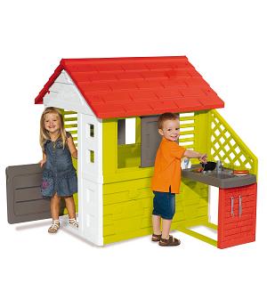 Casa Infantil de exterior Nature II con Cocina y Accesorios  Smoby 810713
