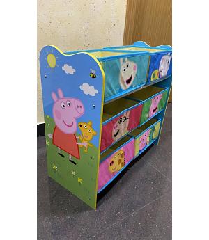 JUGUETERO DE PEPPA PIG DE MADERA - 471PIG 17763