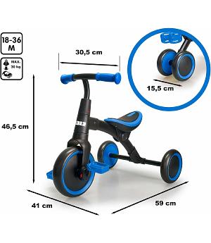 FEBER Evolutive Bike 2 en 1 - Correpasillos y Triciclo - FEB18000