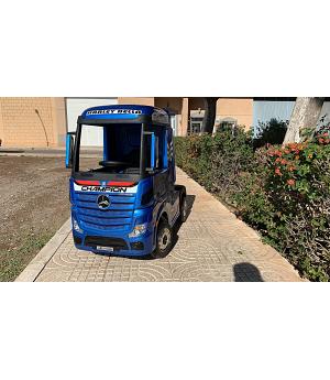 CAMIÓN MERCEDES ACTROS BLUE PAINT CAR, 4 MOTORES, PANTALLA MP4, FULL OPTION - LE5239