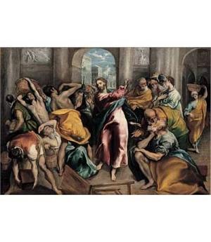 Puzzle Ricordi 2901N16010 1500 Piezas - El Greco - Christ Driving The Traders From The Temple, 1600