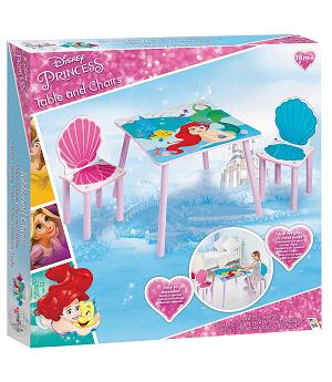 Conjunto Infantil de Mesa y Dos sillas de Princesas - 527DYC-17775