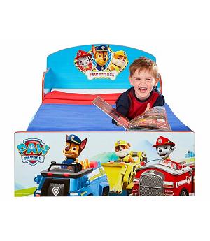 Cama Paw Patrol infantil para niños. Con colchón. 505PWP+ y almohada 14391