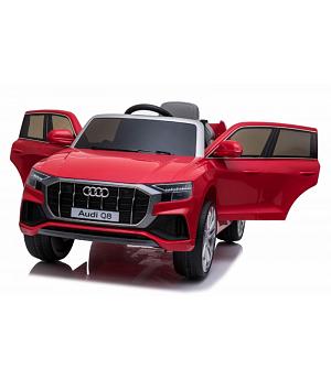 COCHE INFANTIL Audi Q8 12V, rojo metalizado,cuero, 2.4ghz RC, EVA (JJ2066rd) - LE5505