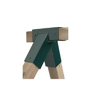 VENTA SET 2 ÁNGULOS HIERRO PARA COLUMPIOS CUADRADA. 12830035. 90mm x 90mm