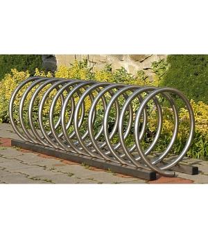 VENTA APARCA BICICLETAS 6 PLAZAS ESPIRAL DE ACERO INOXIDABLE. 09VLN3112