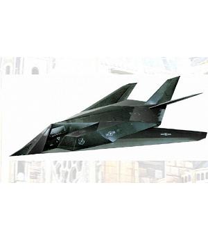 PUZZLE 3D NIGHT HAWK F-117. AVIÓN INVISIBLE AMERICANO. REF CLEVER 14183