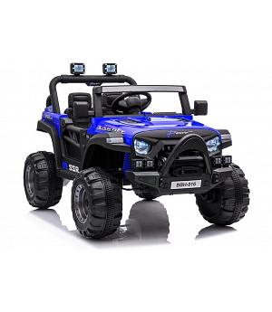 Coche Electrico infantil 12v, 1 plaza, rc, BBH-016, azul, 1-5 años - INDA1069-LE7478