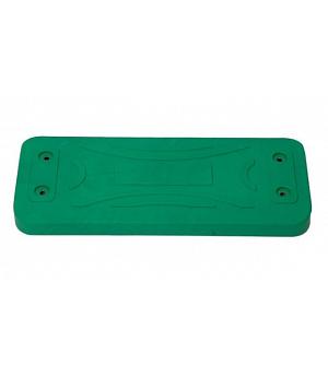 Asiento plano comercial verde 12810343S - sin cadenas