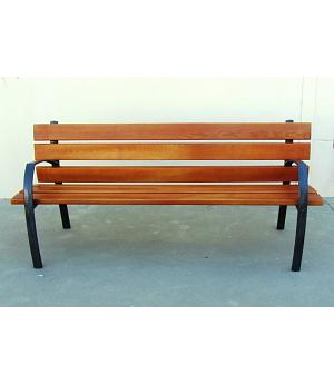 Banco de fundición y madera tropical longitud 180cm - ASL_432