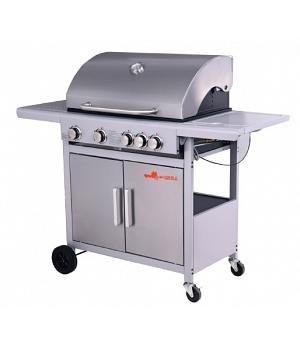 BARBACOA DE GAS BBQ-GAS TEULADA ACERO INOX 5 QUEMADORES +FOGON - SO-444020