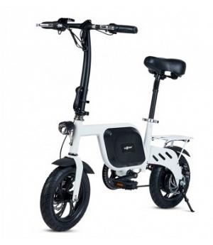 Mini bicicleta eléctrica ECOXTREM 48v y 350W, blanca - EX-76/BLANCO