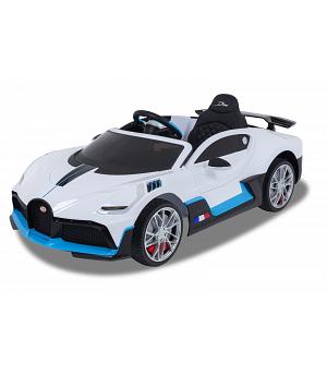 COCHE BUGATTI DIVO 12V BLANCO Y AZUL, FULL OPTION - AC-KIBUGATTIWHITE