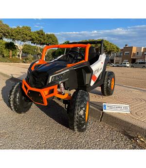 Coche batería Buggy XMX UTV-MX 24V, 4 x Motores, Ruedas goma, Naranja, 2 PLAZAS - INDA891-XMX-613