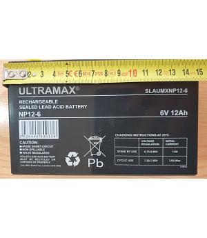 Venta Batería 6v y 12ah compatible con Feber e Injusa. Referencia CHA25190