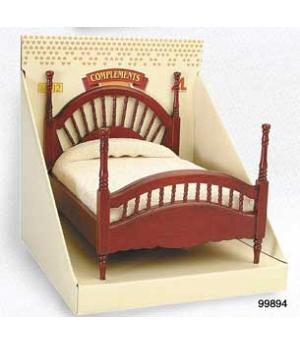 cama para casa de muñecas