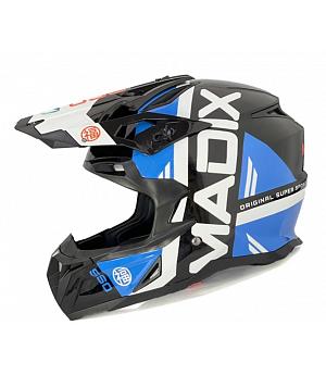 VENTA CASCO MOTOCROSS ADULTO ROAN-MADIX TALLA M 57-58, AZUL - 4010_T58_AZU