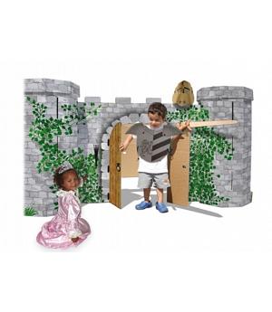 CASTILLO GIGANTE DE CARTON RIGIDO Y RESISTENTE, MODELO AVALON. BERLIN 129970