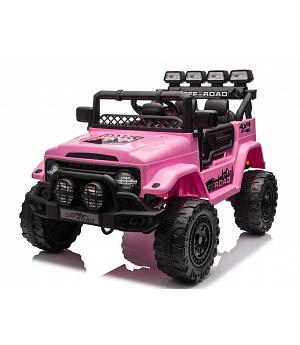 Vehículo todoterreno CLIMBER rosa 12V infantil a batería, 4 motores, 1-3 AÑOS, RC  INDA896-RA-JJ2122