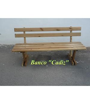 BANCOS DE MADERA PARA JARDÍN