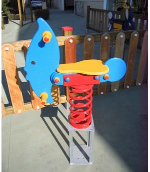 MUELLE PARA PARQUES INFANTILES - EN-1176, MOD PEZ - ASL_17101