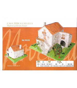 MAQUETAS CUIT 3510- KIT CASA RURAL GALLEGA. MINIATURA ESCALA HO