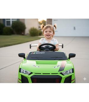 COCHE 12V PARA NIÑOS CAR-915 BUFI LITTLE, 1-3 AÑOS, RC, verde - INDA1224-LE-27011