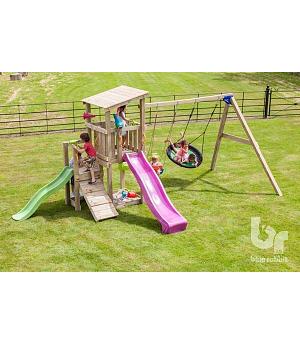 Parque infantil de madera, Cascade con columpio doble. BR811501