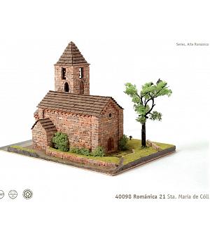 Domus 40098, Maqueta románico 21, iglesia Santa María de Coll