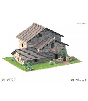 KIT MAQUETA CASITA DE PIEDRA A ESCALA RÚSTICA 3, DOMUS KITS 40037