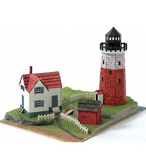 MAQUETA PIEDRA DOMUS KITS 40213, DIORAMA 4 FARO CON CASITA. ESCALA H0