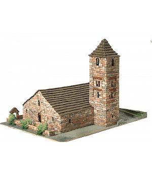 DOMUS KITS 40099, MAQUETA PIEDRA ROMÁNICO 22, IGLESIA St. Joan de Boí