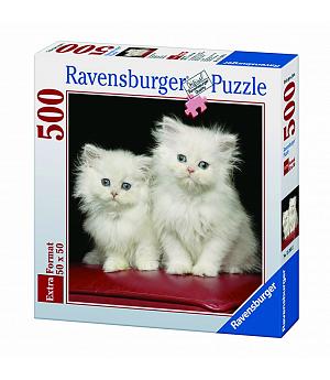 Dos gatitos persas, puzzle de 500 piezas ravensburger 15215