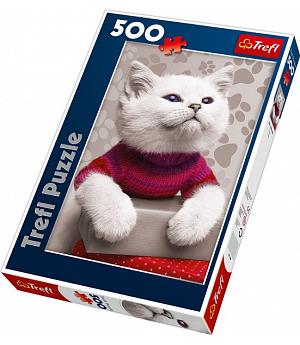 TREFL 37168. PUZZLE 500 PIEZAS, GATITO