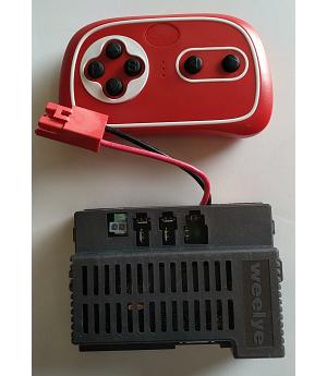 KIT MANDO Y RECEPTOR PARA EL MODELO COCHE INFANTIL 12V BMW X6M DE 2 PLAZAS - INDALPZ00190