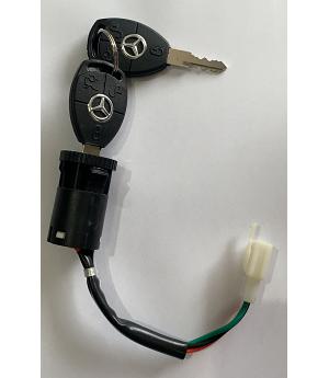 VENTA BOMBÍN CON LLAVE DE ARRANQUE PARA COCHE ELÉCTRICO INFANTIL MERCEDES SL65 12V - INDALPZ00356