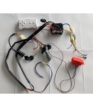 CABLEADO COMPLETO PARA COCHES ELÉCTRICOS DE 12V CON MANDO RC Y RECEPTOR - INDALPZ00371