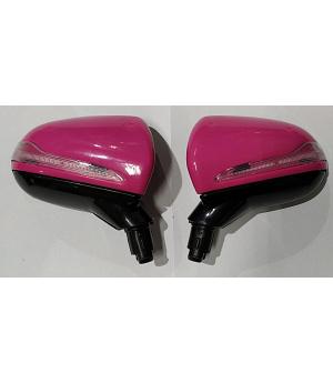 SET DE RETROVISORES COMPATIBLE CON MERCEDES S63 COCHE ELÉCTRICO INFANTIL 12V COLOR ROSA - INDALPZ00400