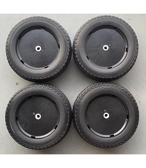 SET DE 4 RUEDAS EVA PARA CAMIÓN MERCEDES ACTROS 4X4 COCHE ELÉCTRICO - INDALPZ00434