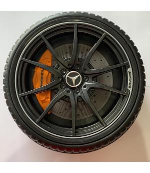 RECAMBIO RUEDA PARA COCHE ELÉCTRICO INFANTIL MERCEDES SLS 12V (PLÁSTICO) - INDALPZ00509