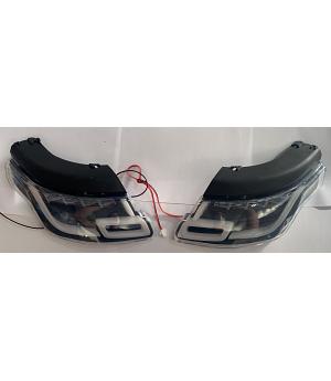 VENTA JUEGO DE FAROS DELANTEROS PARA COCHE ELÉCTRICO INFANTIL RANGE ROVER AUTOBIOGRAPHY 2 PLAZAS 12V - INDALPZ00713