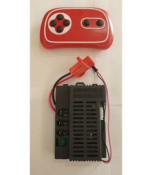 VENTA KIT DE MANDO + RECEPTOR PARA COCHE ELÉCTRICO INFANTIL BMW X6M DE 2 PLAZAS Y 12V - INDALPZ00869