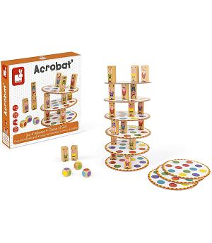 Janod J02757 - Juego de Habilidad Acrobat, Multicolor