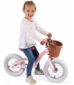 Janod J03295 - Bicicleta aprendizaje Vintage Rosa