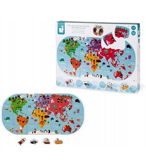 Janod J04719 - Mapa de los exploradores del baño