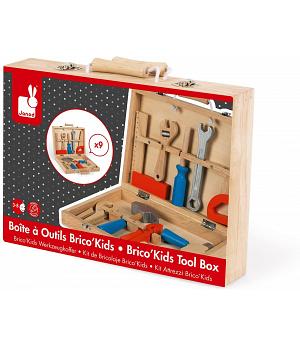 Janod j06481- Maletín de herramientas Kit de Bricolaje Brico’Kids